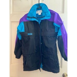 Columbia Women’s Black, Purple, and Blue Jacket